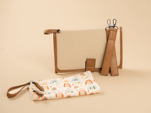 Nappy bag accessories including changing mat, wetbag and stroller straps