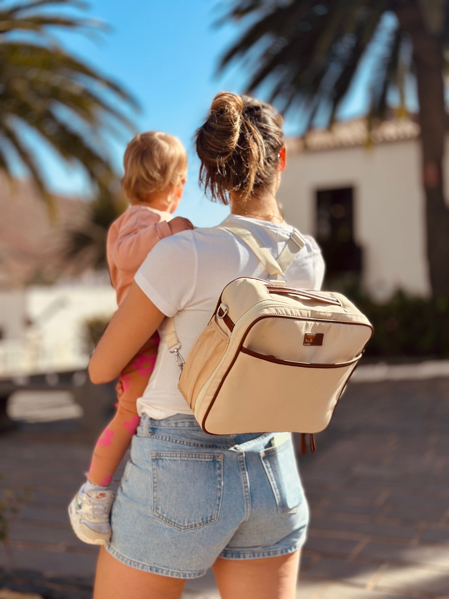 Organized baby backpack designed for stress-free family outings and travel